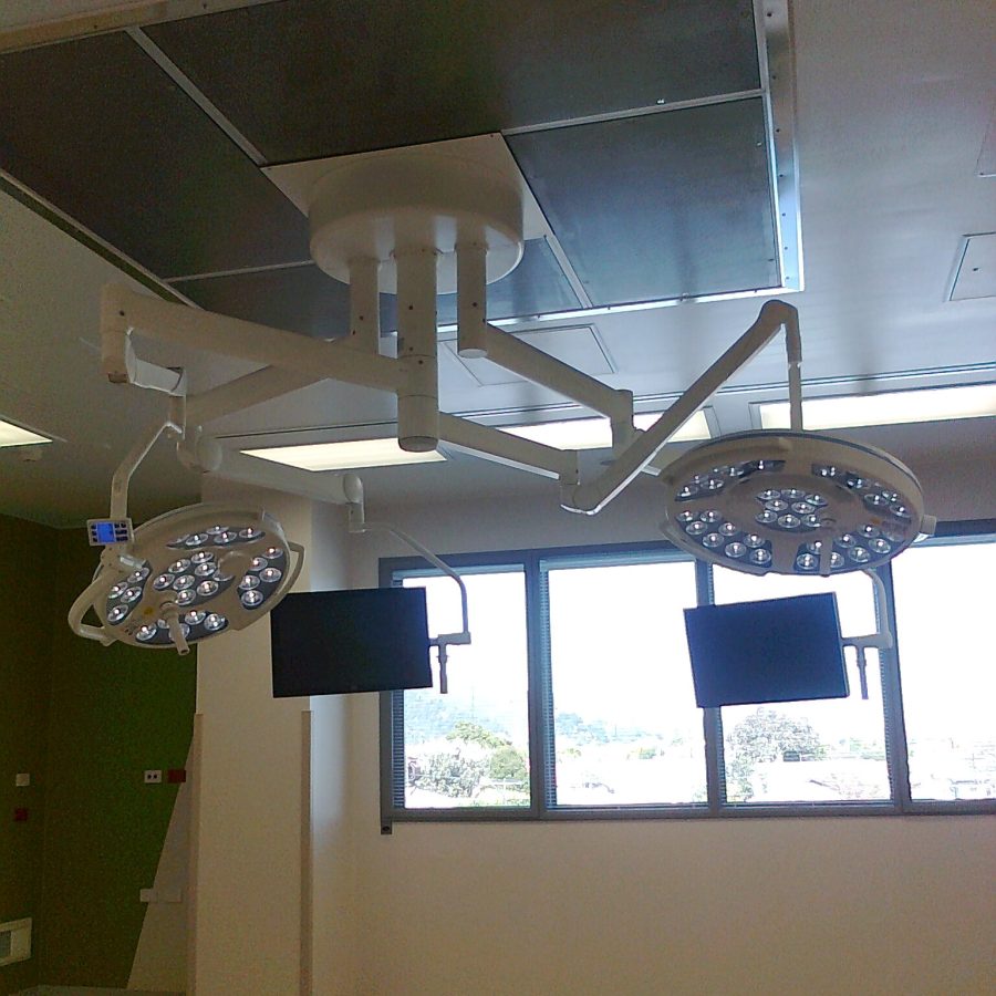 Triple lights + monitor